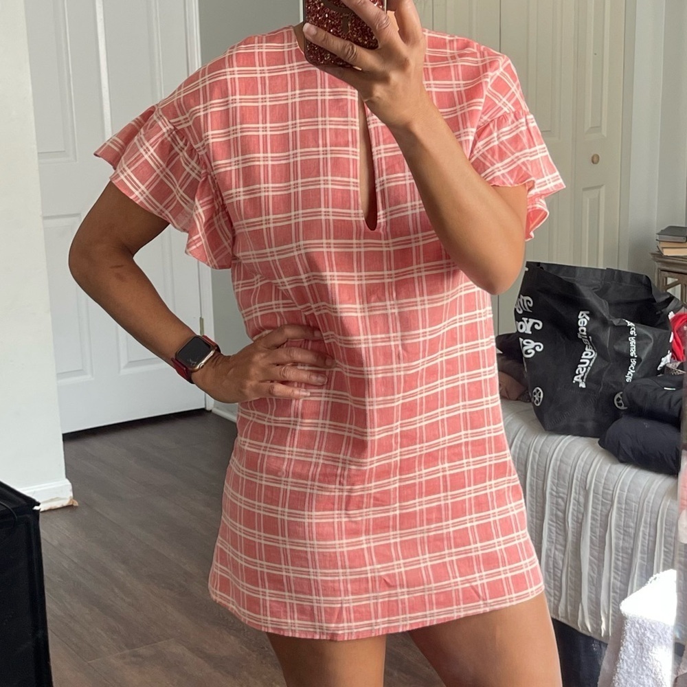 Tularosa ruffle sleeve dress S